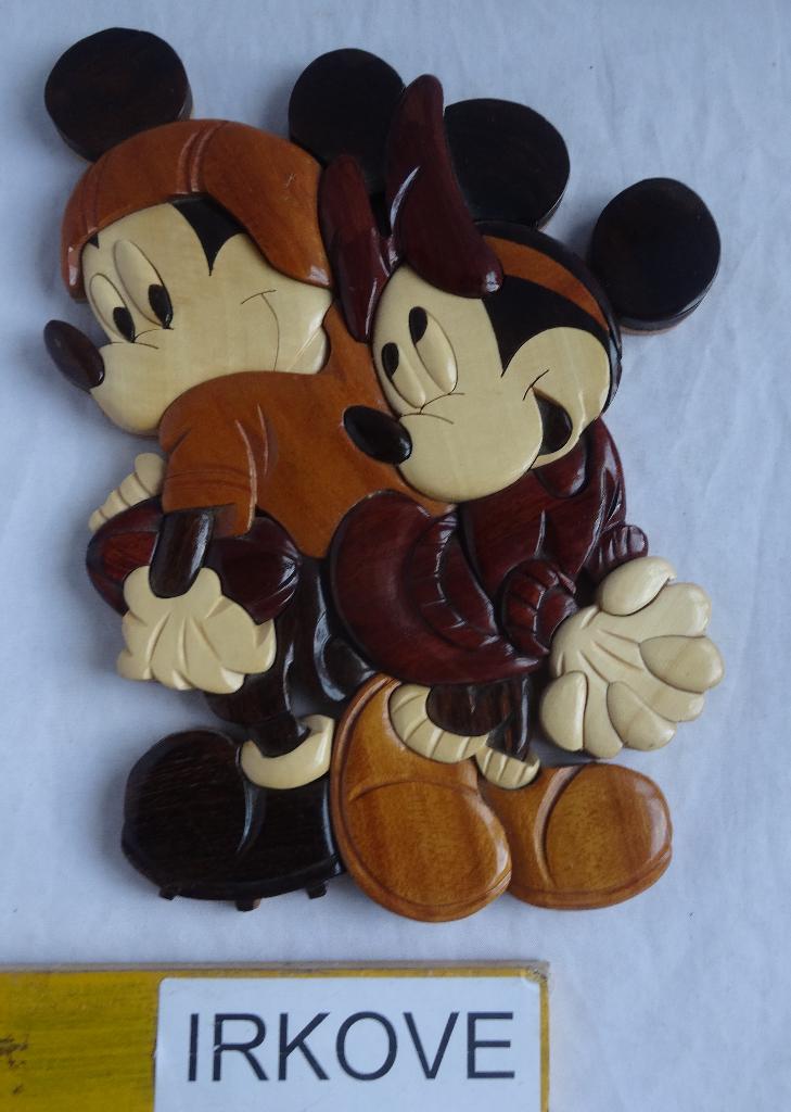 DISNEY VOOR DE KINDERKAMER * Twee Stuks *, Verzenden, 24 cm, Hout, Nieuw