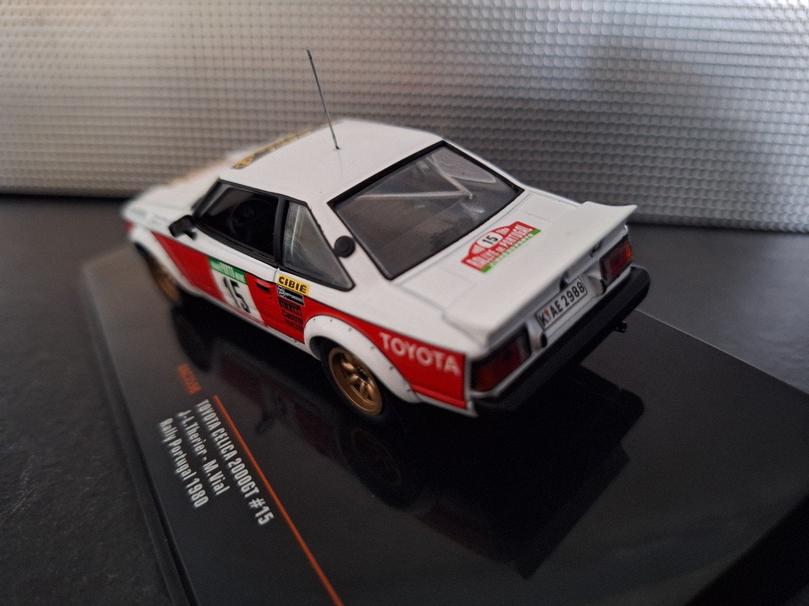 Toyota Celica 2000 GT #15 Rally Portugal 1980 Schaal 1:43, Overige merken, IXO, IXO, Nieuw
