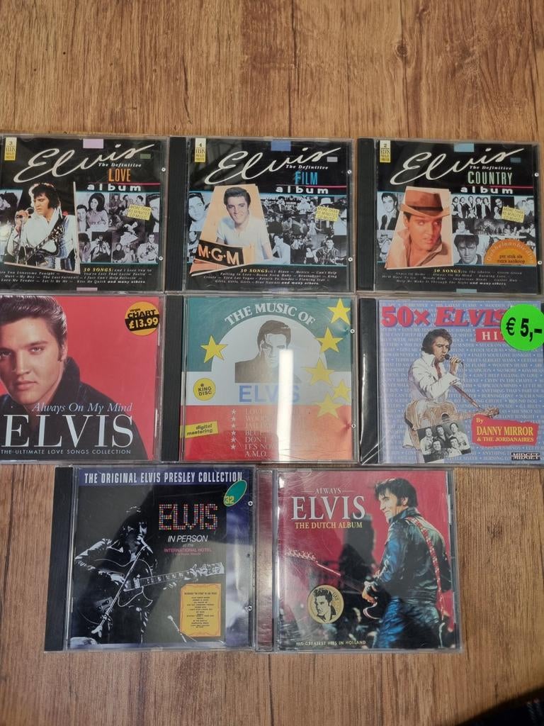 Cd's Elvis Presley 8x zie foto's, Ophalen of Verzenden, Gebruikt