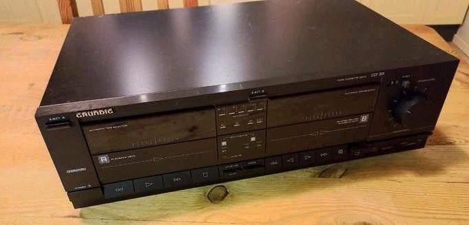 Grundig dubbel cassettedeck type CCF301, Ophalen of Verzenden, Overige merken