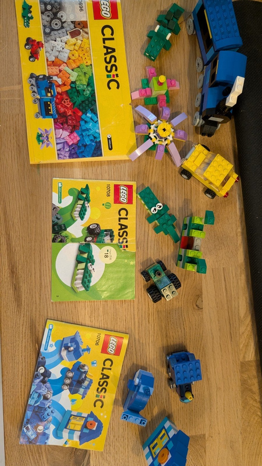 3x Lego classic sets, Gebruikt, Overige thema's, Lego, Ophalen of Verzenden