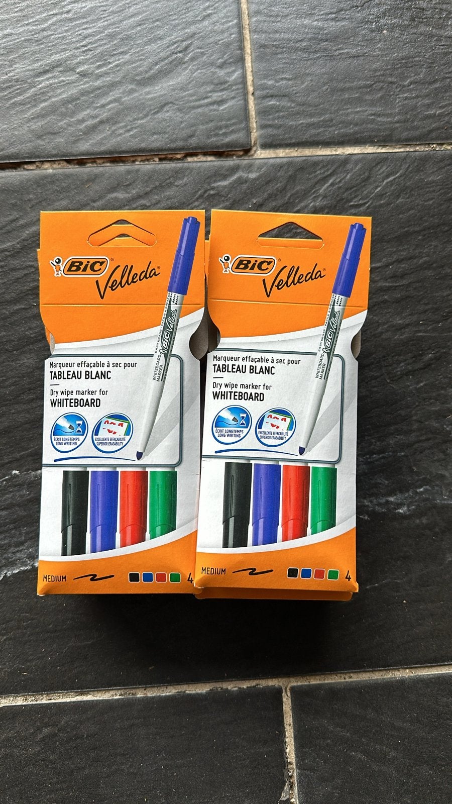 BIC Velleda Whiteboard Markers - Set van 2x4 stuks, Ophalen of Verzenden
