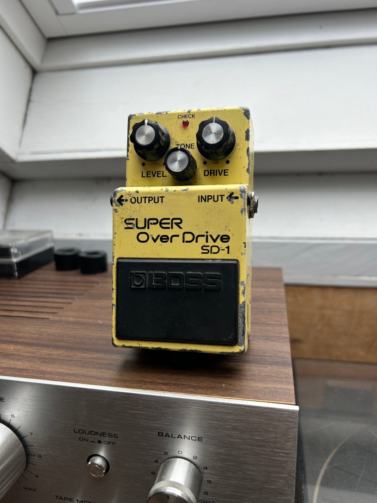 Boss SD-1 1983 (MIJ), Muziek en Instrumenten, Effecten, Ophalen of Verzenden, Gebruikt, Distortion, Overdrive of Fuzz