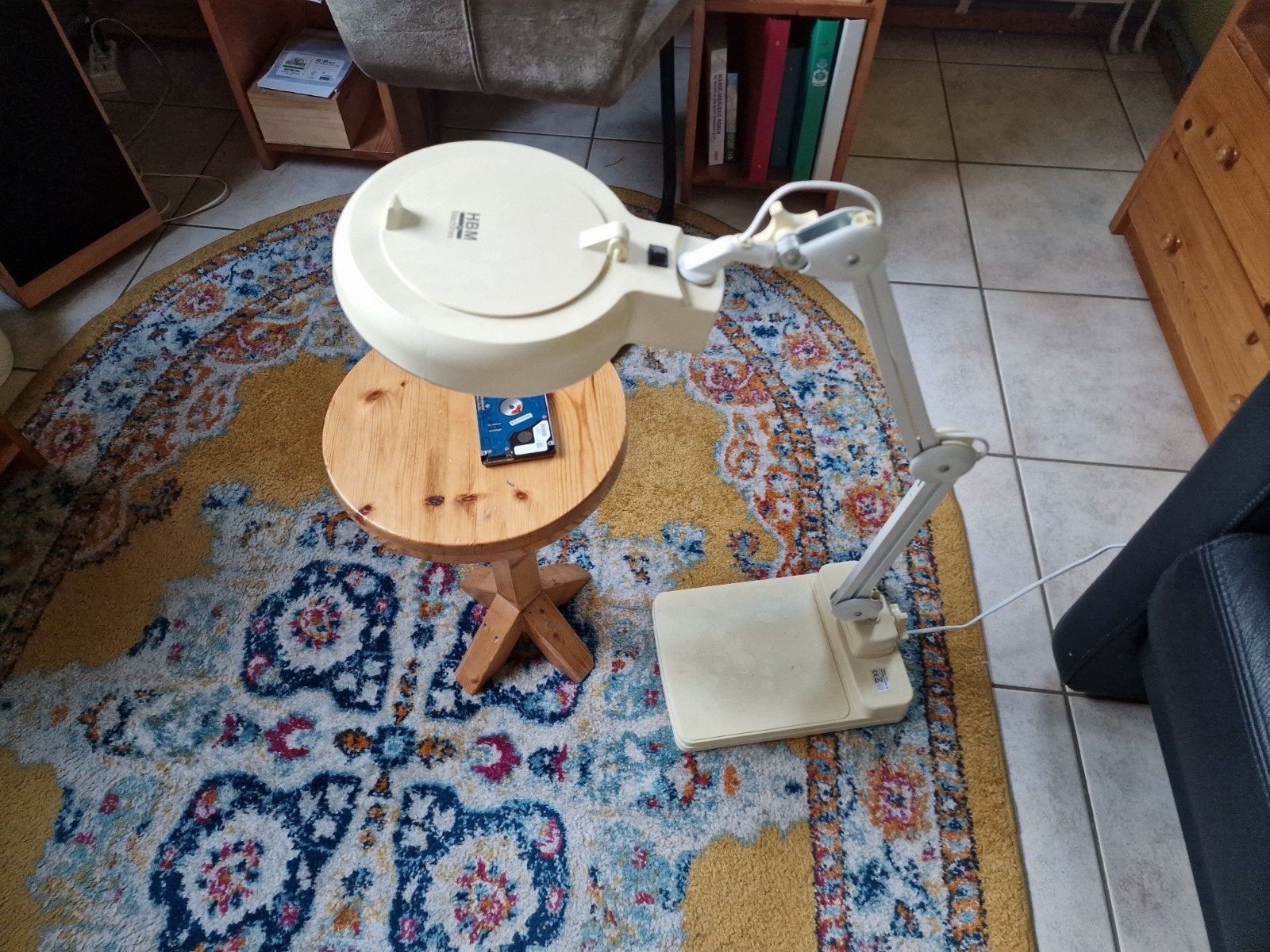 HBM Machines Vergrootlamp met Verlichting, Ophalen, Gebruikt