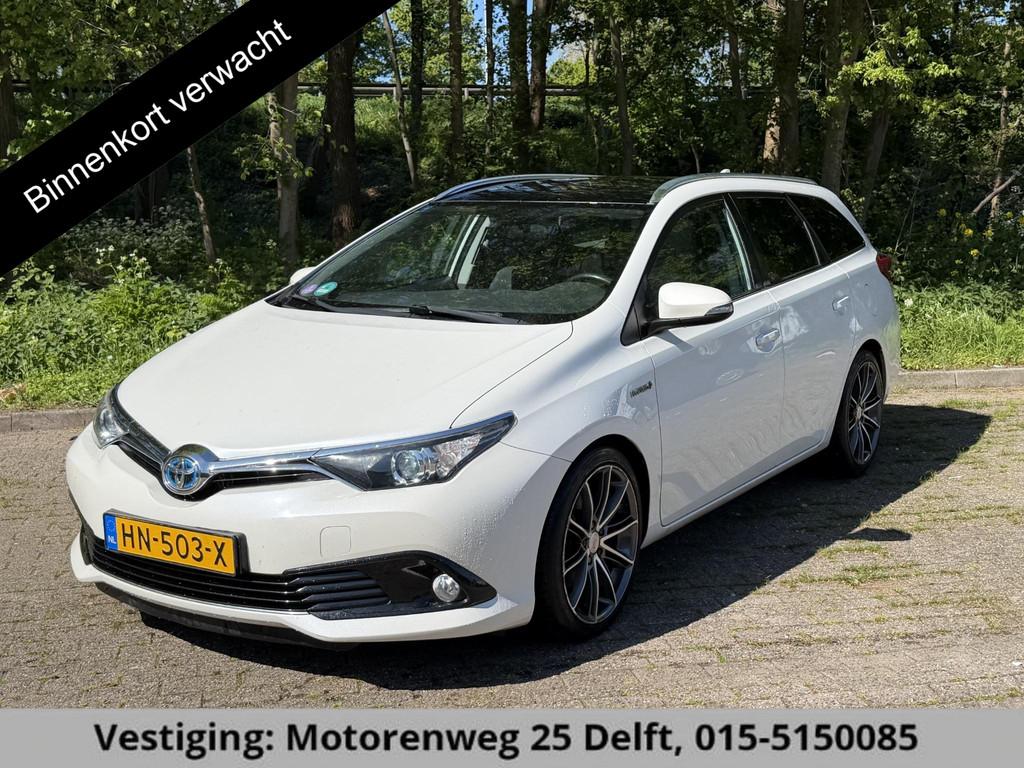 Toyota Auris 1.8 Hybrid Lease Pro . PANORMA DAK . NAVIGATIE, Auto's, Toyota, Bedrijf, Te koop, Auris, ABS, Achteruitrijcamera