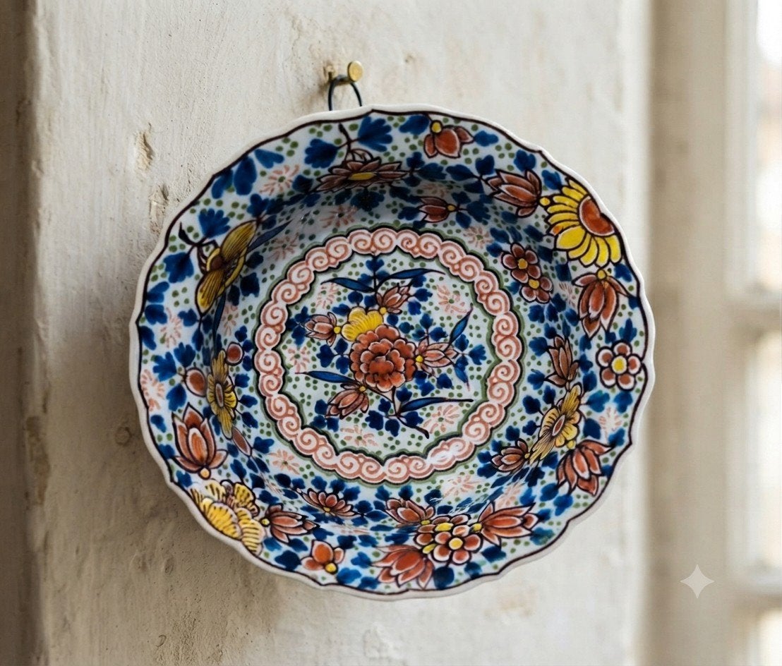 Koninklijke Tichelaar Makkum Polychroom Kom 16 cm - No. 791, Ophalen of Verzenden
