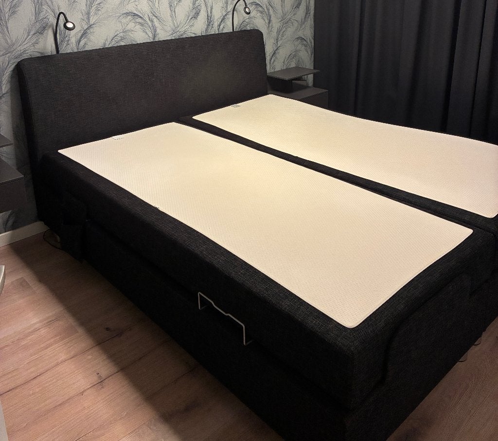 Jensen boxspring bed 180 x 210, Ophalen, Gebruikt, 210 cm, Tweepersoons