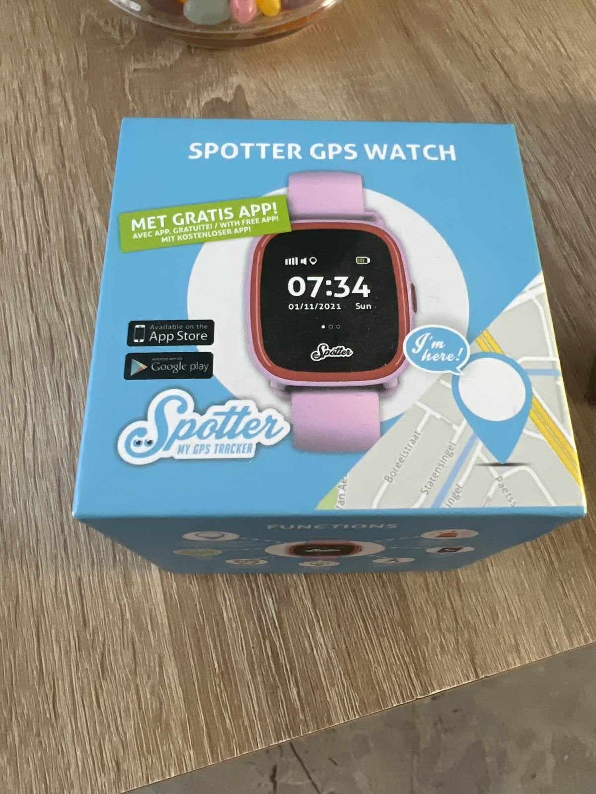 Nieuwe Spotter GPS Watch - Roze GPS Tracker voor Kinderen, Ophalen, GPS, Nieuw, Roze