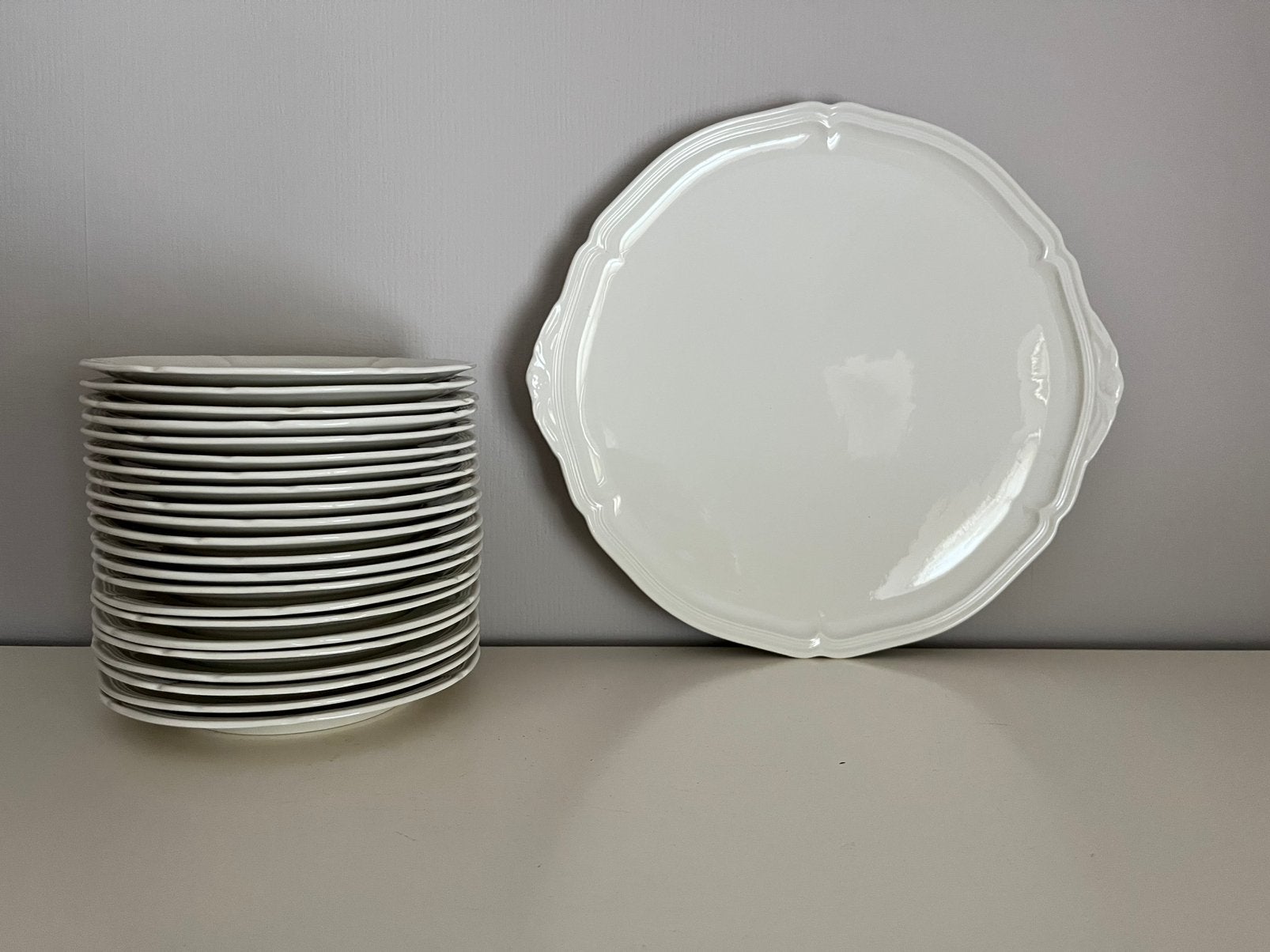 Gebakstel Villeroy & Boch. Manoir, Ophalen of Verzenden, Zo goed als nieuw, Bord(en), Overige stijlen