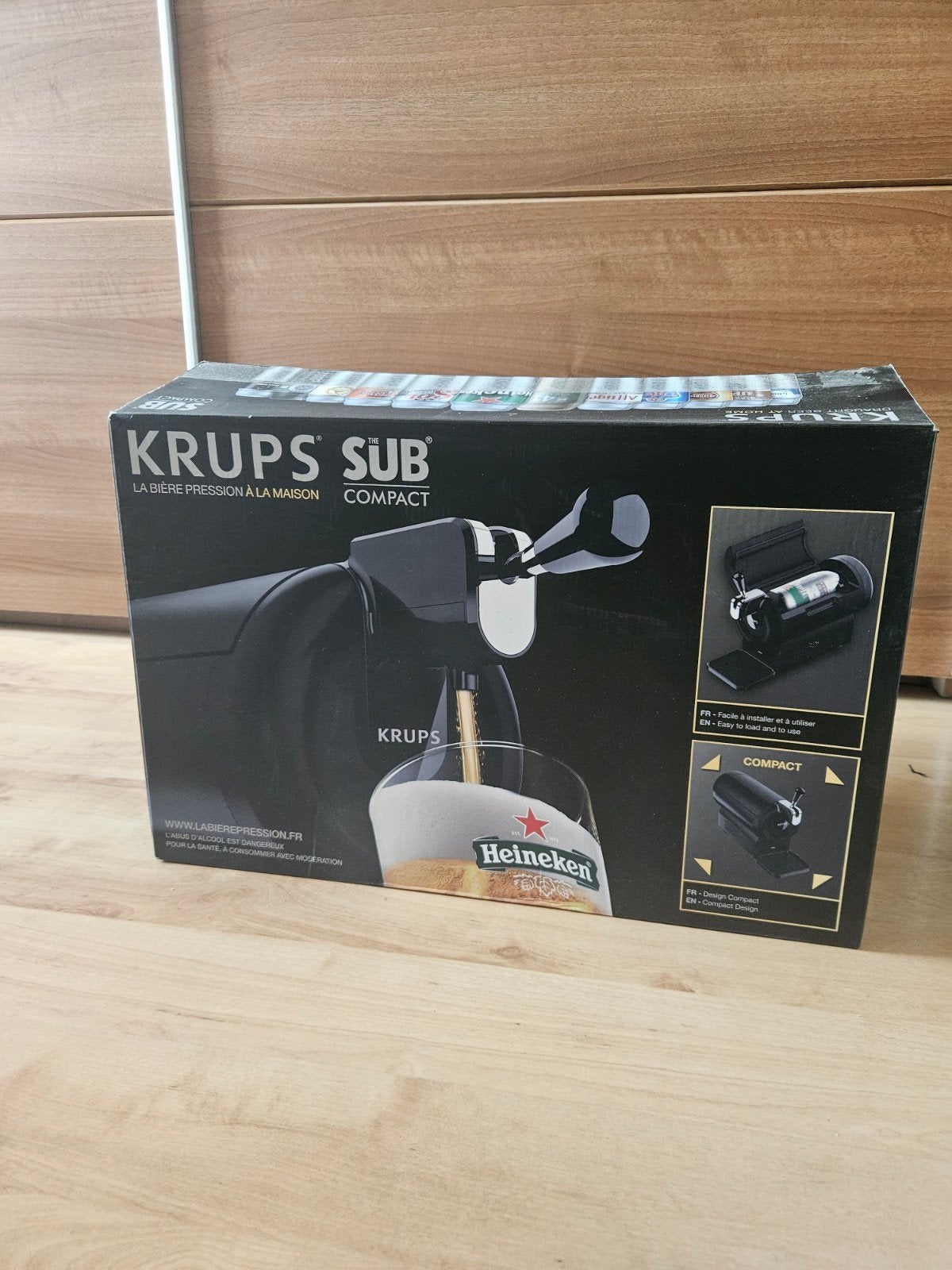 Krups sub biertap, Witgoed en Apparatuur, Thuistaps, Ophalen of Verzenden, Zo goed als nieuw, Krups