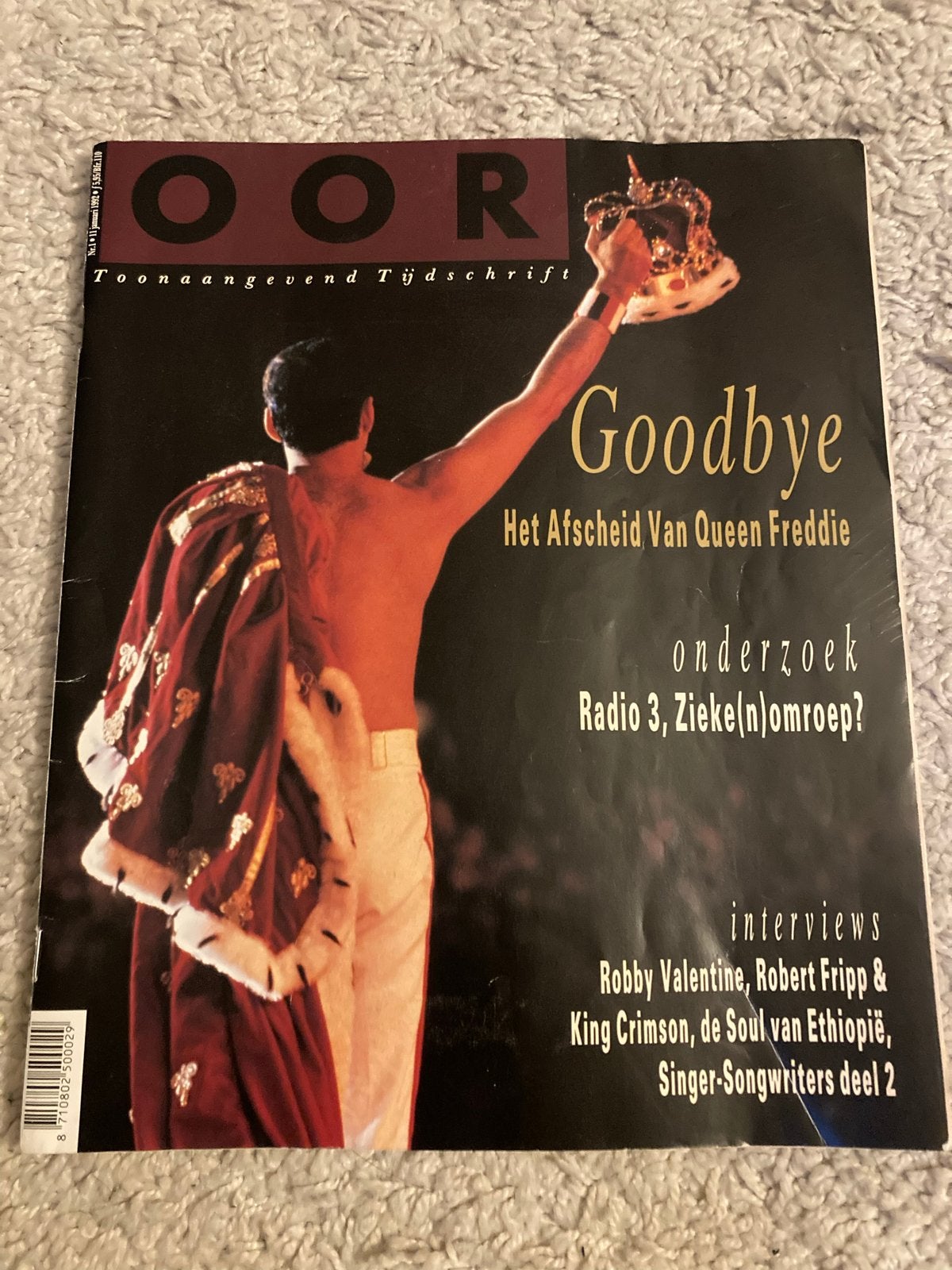 OOR 1992 QUEEN King Crimson ROBBY VALENTINE, Ophalen of Verzenden, Gelezen, Muziek, Film of Tv