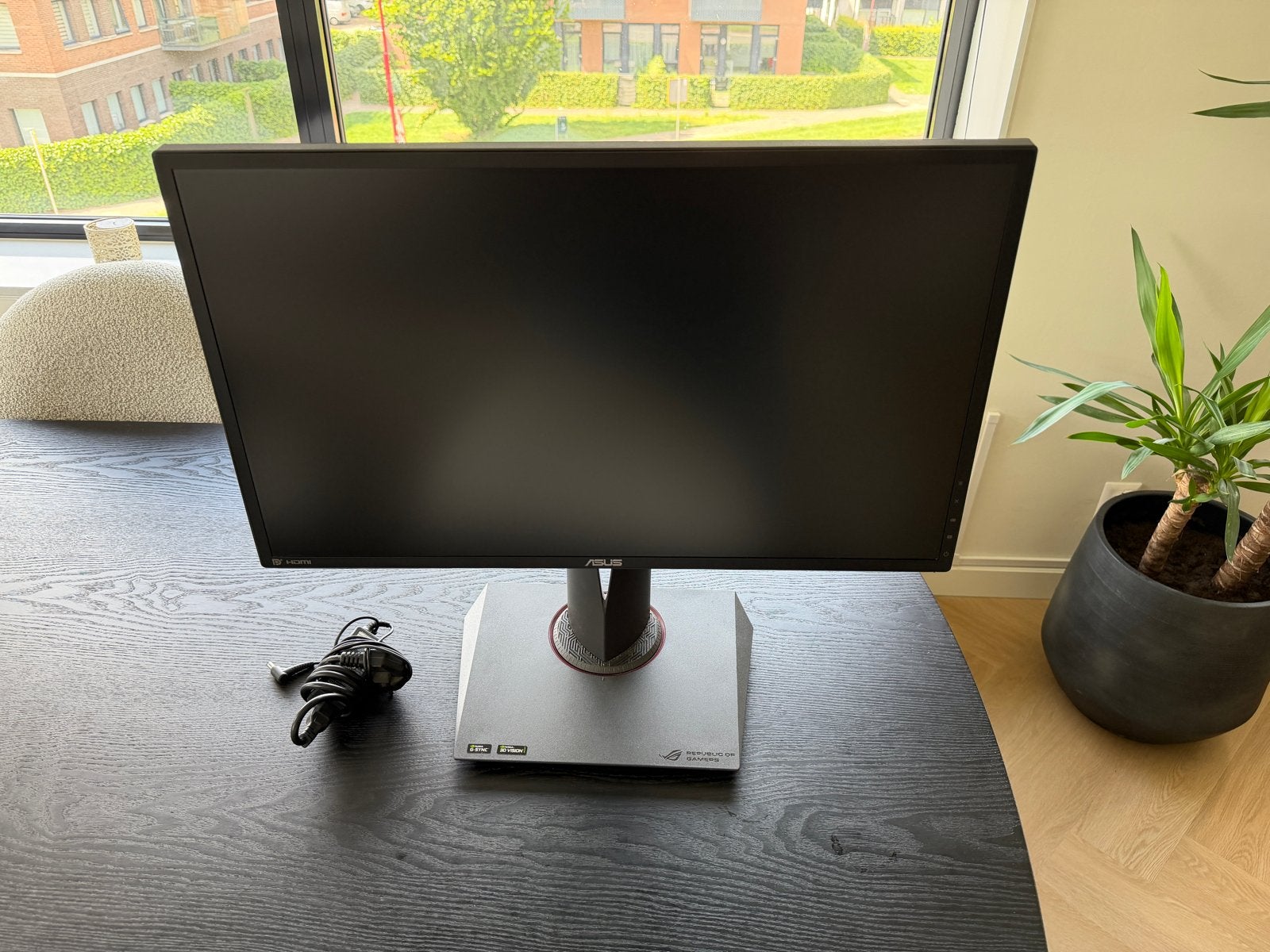 ASUS ROG Swift PG248Q Gaming Monitor - 180Hz, G-Sync, Computers en Software, Gebruikt, In hoogte verstelbaar, Full HD, DisplayPort