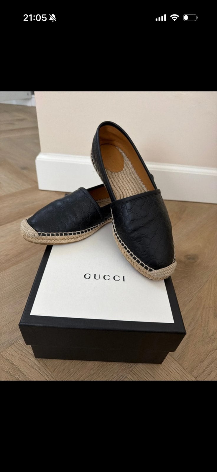 Espadrilles Gucci 39,5, Kleding | Dames, Schoenen, Ophalen of Verzenden, Zo goed als nieuw, Espadrilles of Moccasins