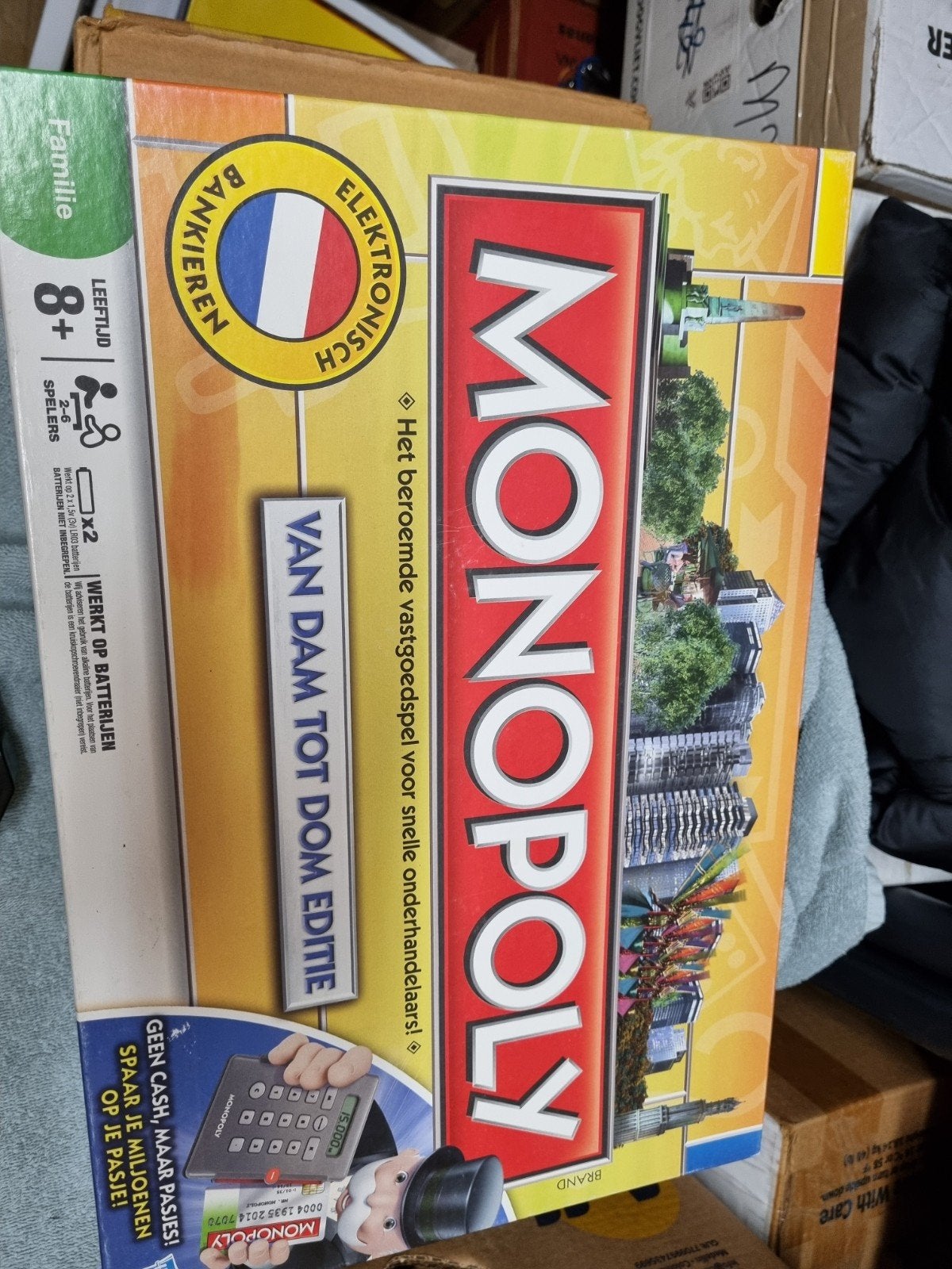 Monopoly van dam tot dom editie lege doos !!!, Hobby en Vrije tijd, Gezelschapsspellen | Bordspellen, Ophalen of Verzenden