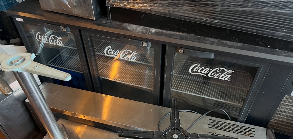 3-Deurs Gamko Koeling Coca Cola, Ophalen, 200 liter of meer, 60 cm of meer, 160 cm of meer