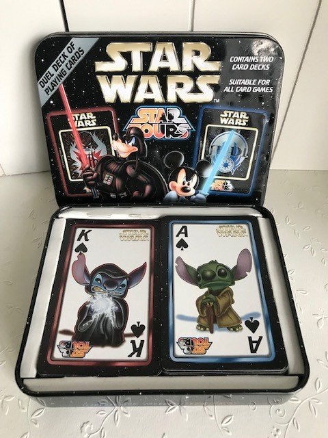 Disney Parks Star Wars / Speelkaarten in Blik -Compleet, Verzamelen, Ophalen of Verzenden, Mickey Mouse, Overige typen
