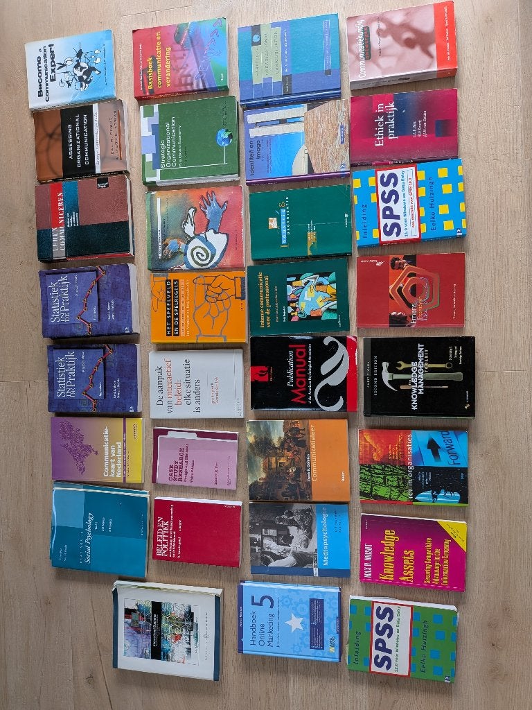 Gratis (oude) studieboeken Communicatiewetenschap, Ophalen, Gamma, Gelezen, WO