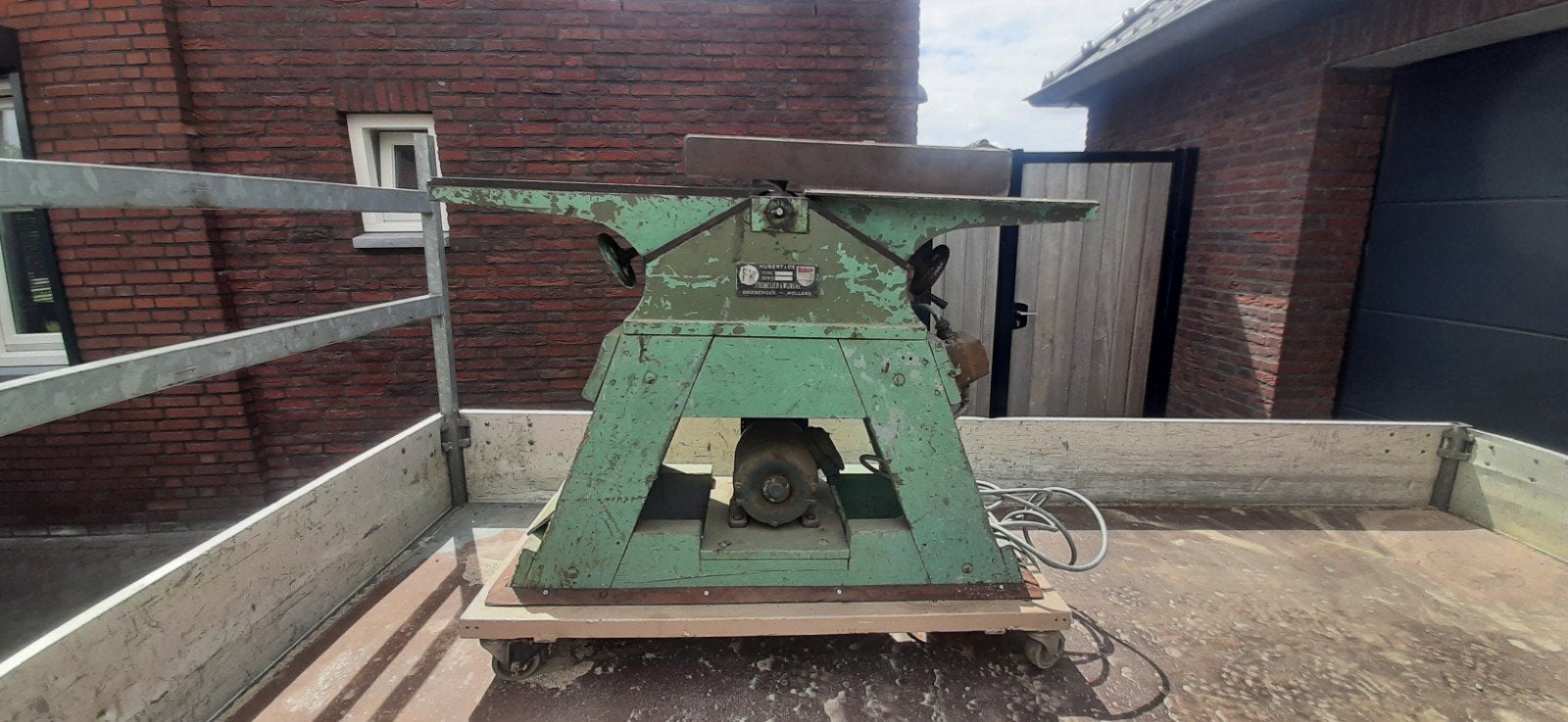 Oude Vlakbank Hubert & Co Fremijer & Wijna N.V. Driebergen, Doe-het-zelf en Verbouw, Gereedschap | Overige machines, Ophalen