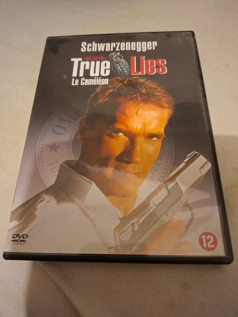True Lies DVD - Actiekomedie met Arnold Schwarzenegger, Vanaf 12 jaar, Ophalen of Verzenden, Gebruikt, Actiekomedie