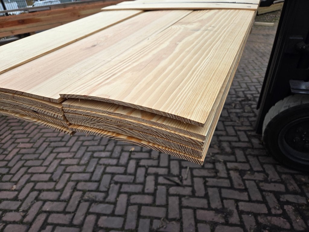 25.9 m² Lariks Planken  – 28,8 cm Breed - nr: TP281, Ophalen, Nieuw, 250 cm of meer, Planken