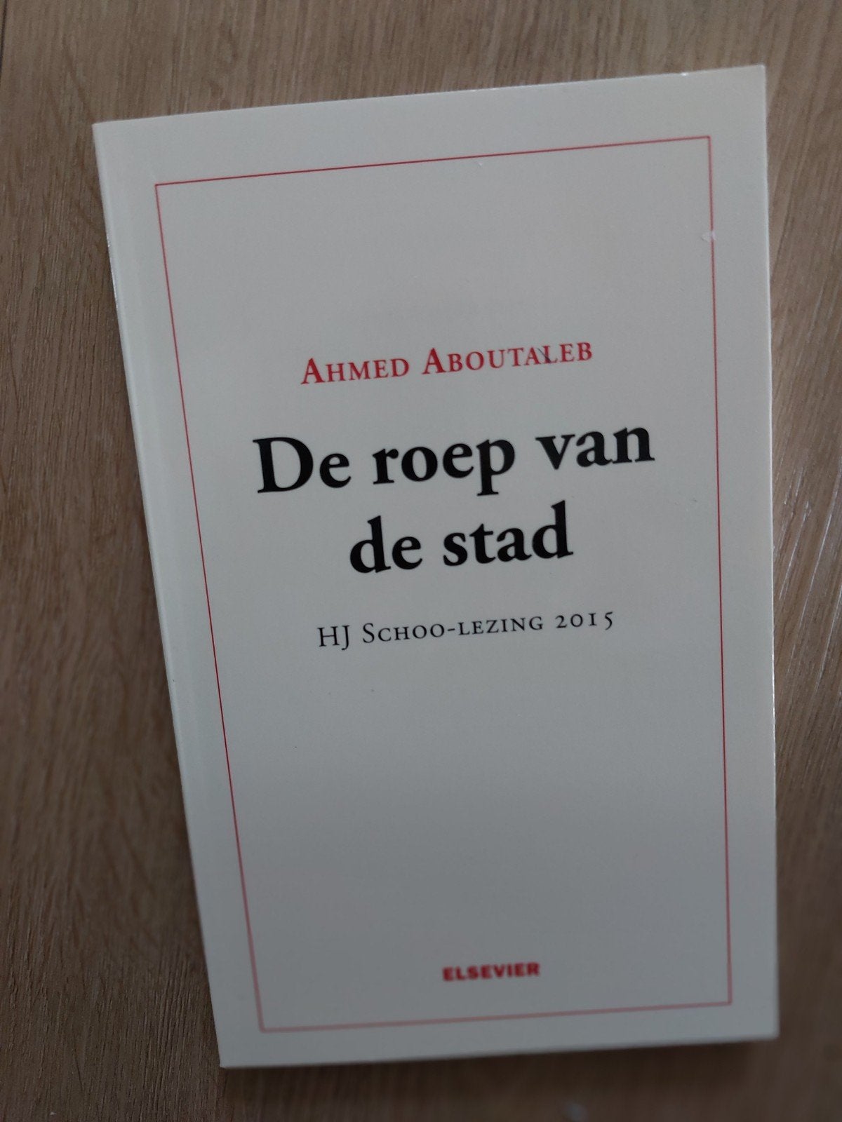 De roep van de stad - Ahmed Aboutaleb (HJ Schoo-lezing 2015), Ophalen of Verzenden, Gelezen, Ahmed Aboutaleb, Nederland