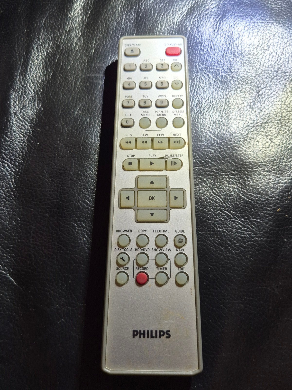Philips afstandsbediening voor DVD/HDD recorder, Ophalen of Verzenden, Niet werkend, Origineel, Dvd
