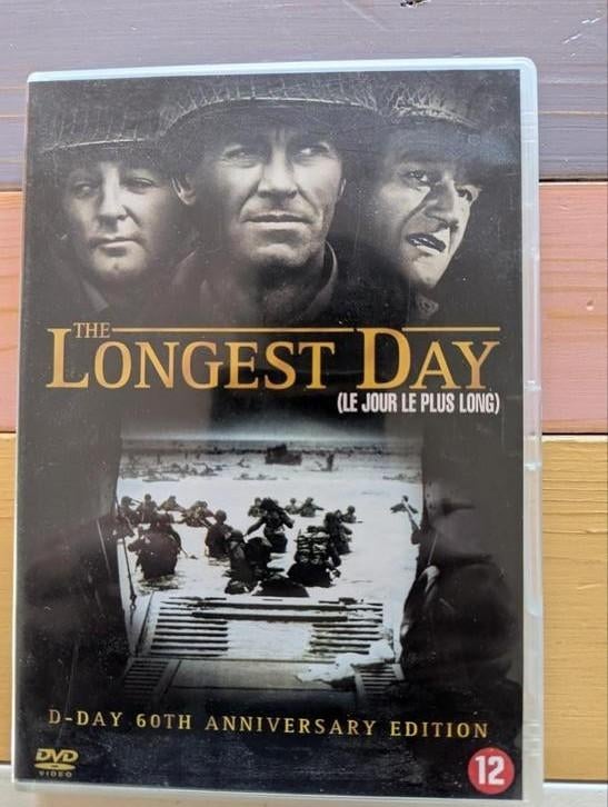 The Longest Day (Le Jour Le Plus Long) D-Day DVD, Vanaf 12 jaar, Ophalen of Verzenden, Zo goed als nieuw, Overige genres