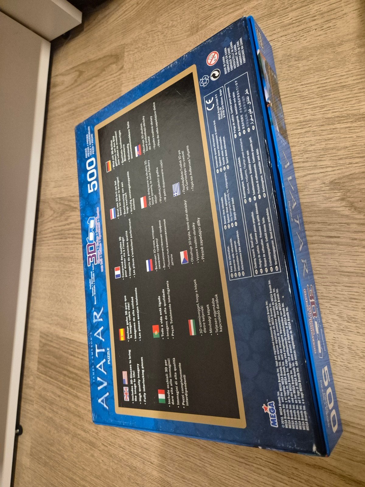 Avatar 3D puzzel 500 stukjes met 3D bril, Ophalen of Verzenden