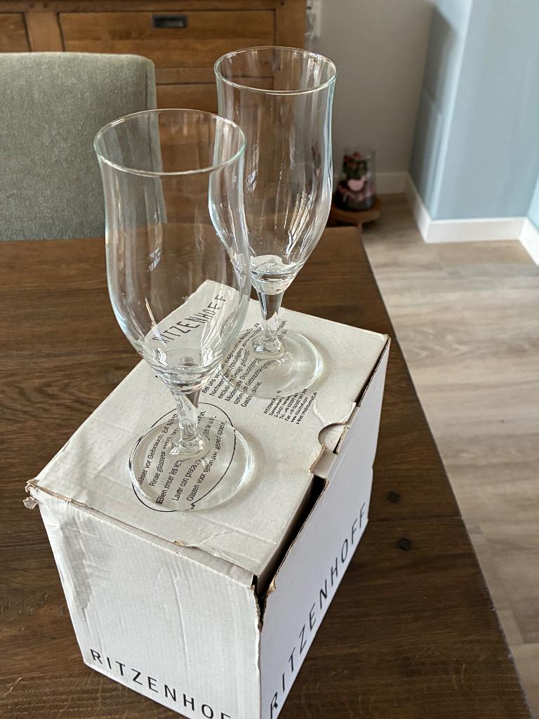 Bierglazen tulp Ritzenhoff, Verzamelen, Ophalen, Zo goed als nieuw, Bierglas
