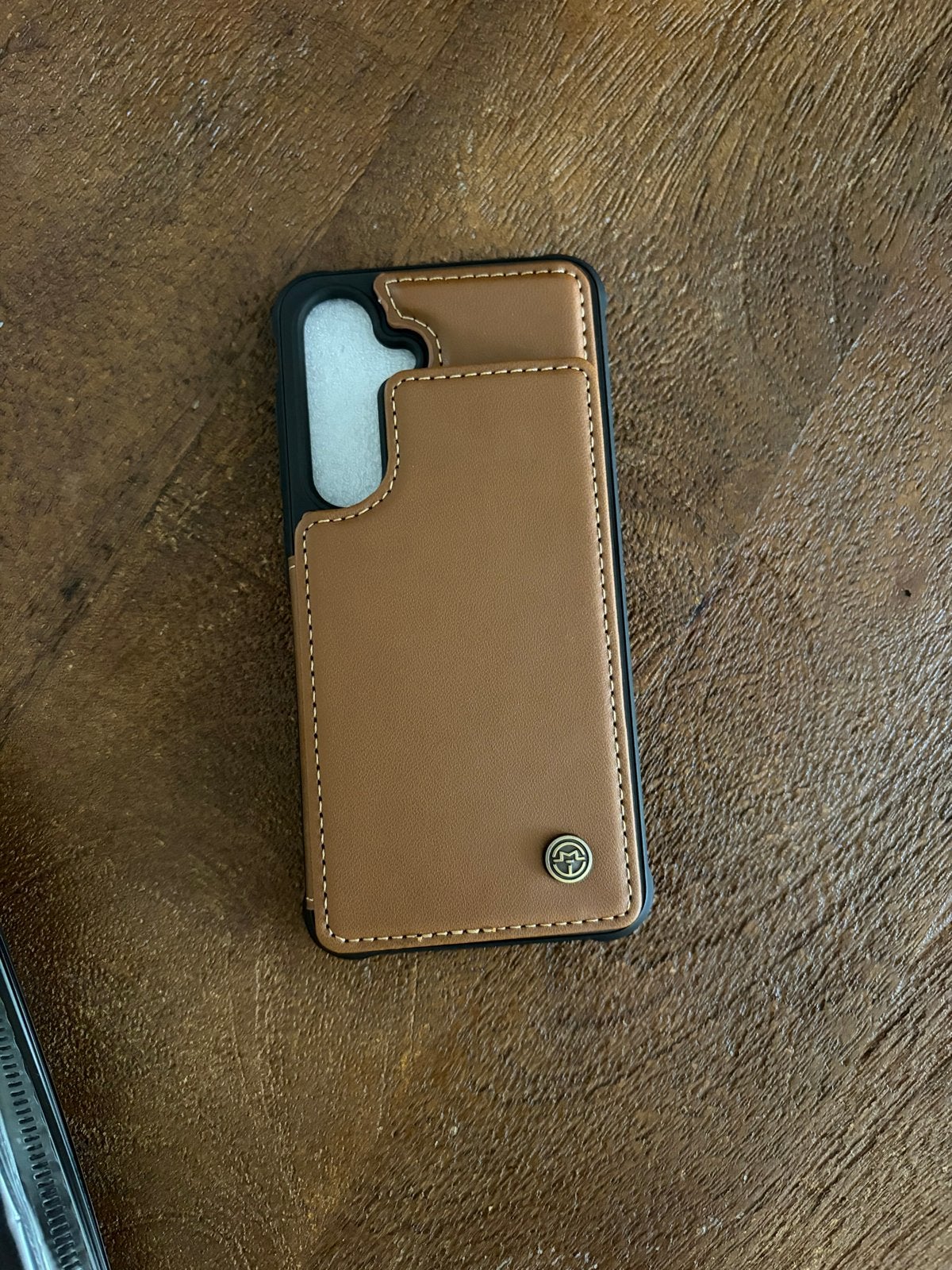 Leren Flipcase Hoesje voor Samsung Galaxy S24 - Bruin