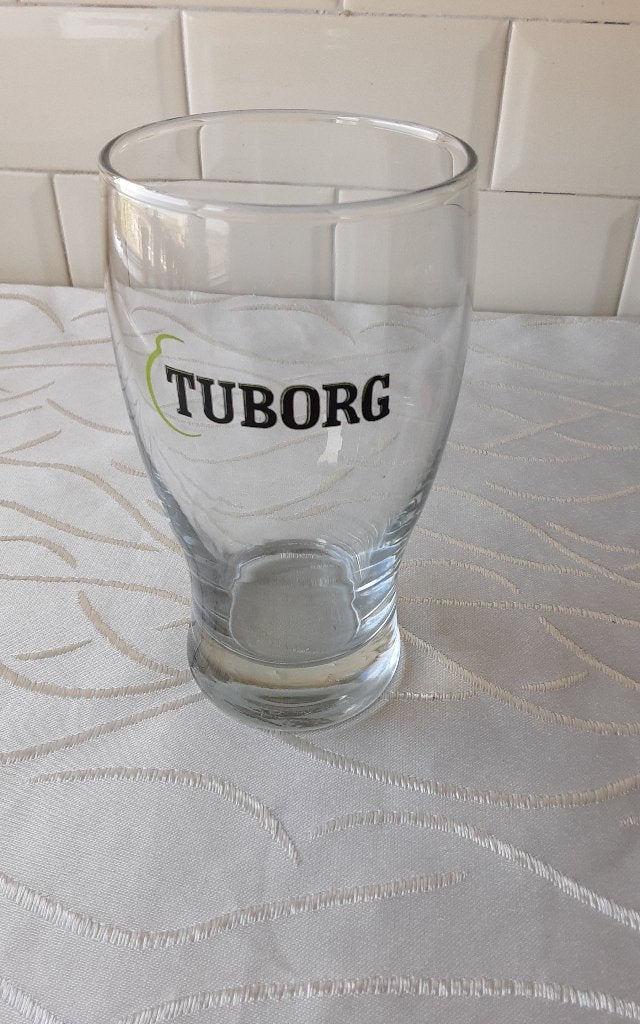 TUBORG glas, Verzamelen, Ophalen of Verzenden, Zo goed als nieuw, Bierglas