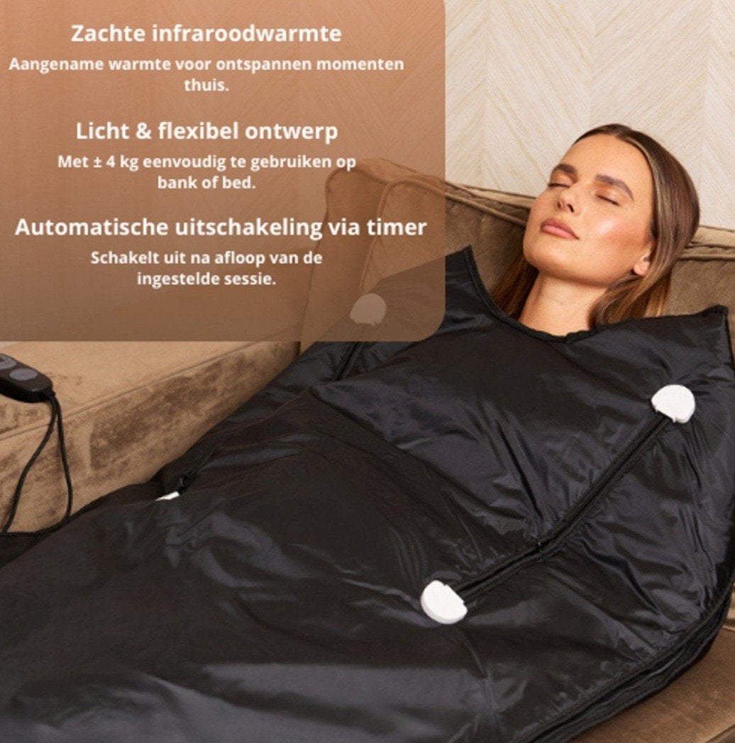 Luxyor Infrarood Sauna Deken - Ontspanning & Detox, Sport en Fitness, Ophalen of Verzenden, Zo goed als nieuw