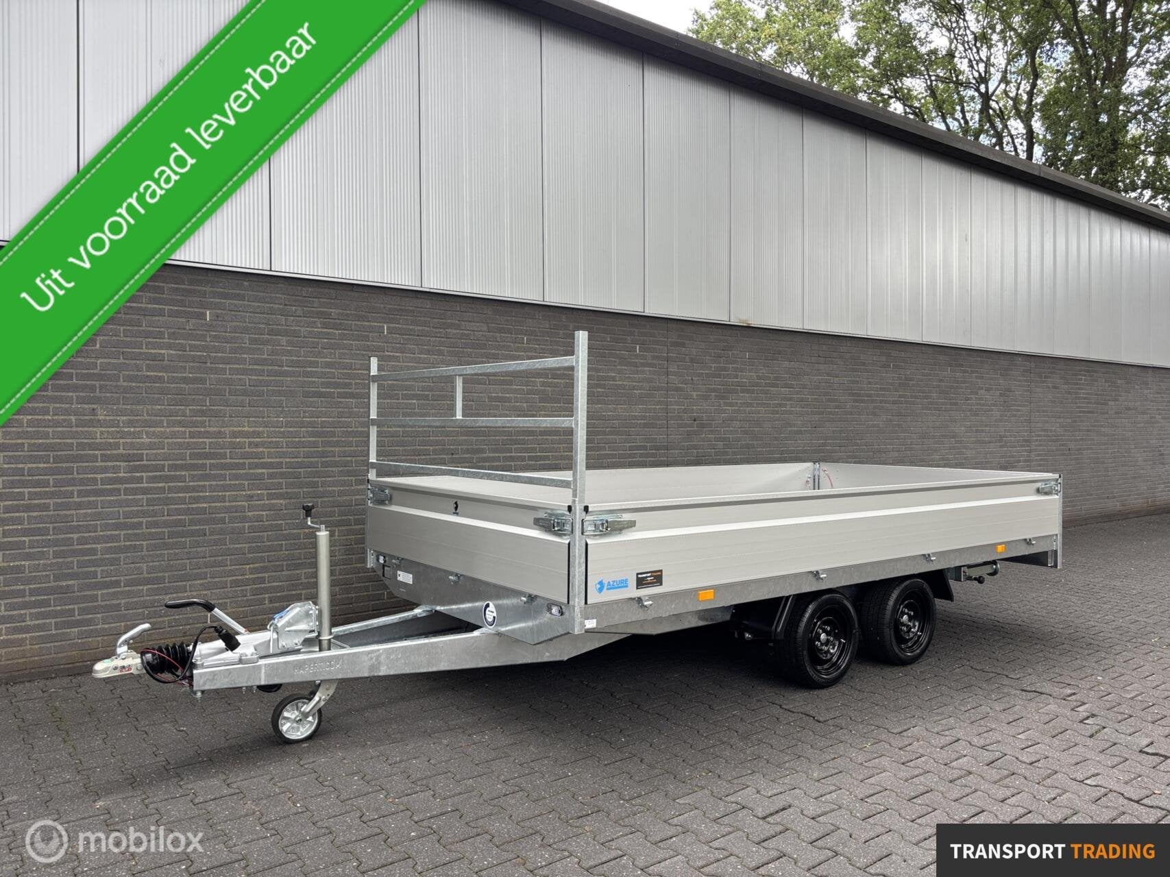 Hapert Azure 3500 KG multitransporter 405x200 + oprijpakket!, Transport Trading, Nieuw, Info@transporttrading.nl, De Grift 15 Nieuwleusen