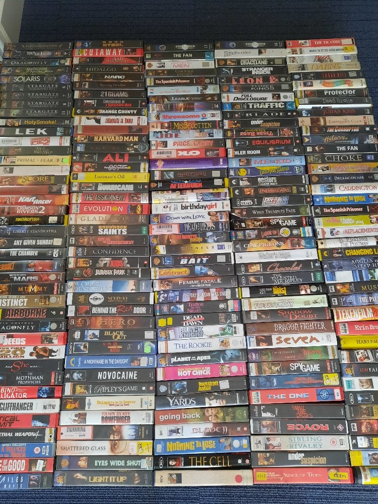 RUIM 250 EX-RENTAL VIDEO FILMS =Alle Genres= Goede staat!, Cd's en Dvd's, VHS | Film, Alle leeftijden, Verzenden, Gebruikt, Overige genres