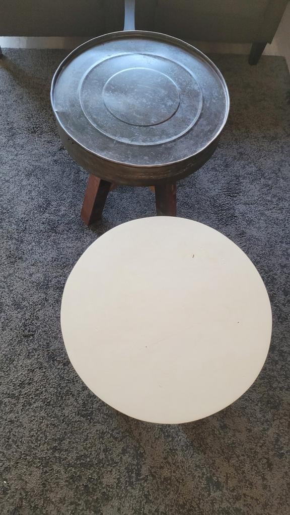 Salon - tafeltjes, Ophalen, Gebruikt, Rond, Minder dan 55 cm