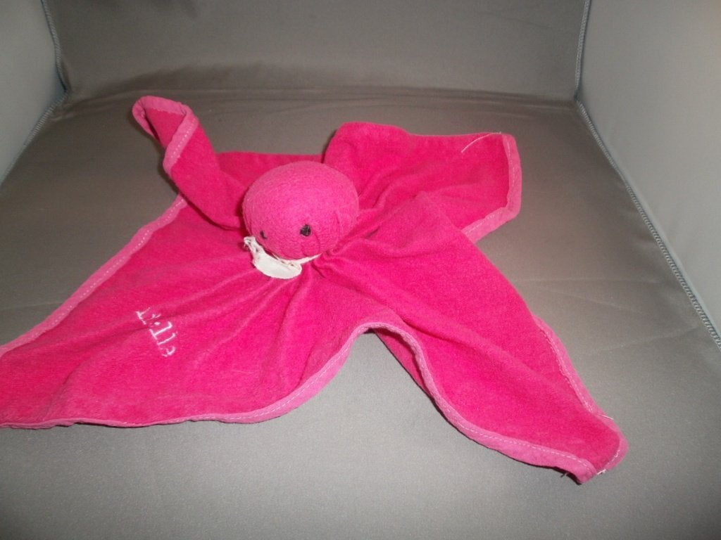 roze duim popje spookje roze flanelstof met biesje langs, Overige typen, Nieuw, Ophalen of Verzenden, Middelgroot (20 tot 80 cm)