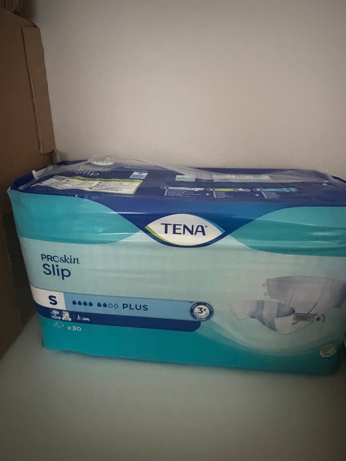 2x TENA ProSkin Slip Plus – maat S – 2x 30 stuks, Ophalen of Verzenden