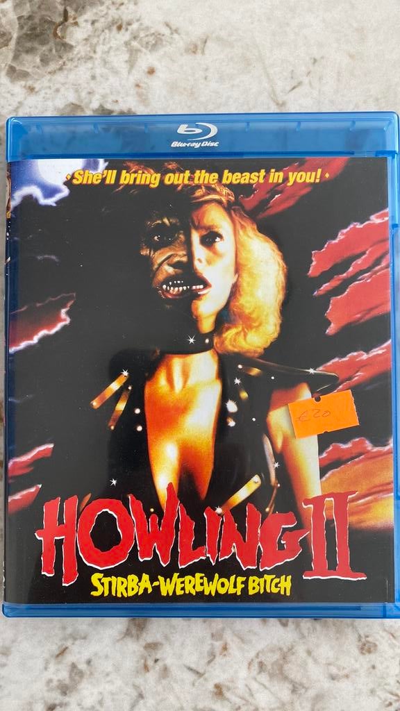 Howling 2 blu ray collectors edition, Ophalen of Verzenden, Zo goed als nieuw, Horror