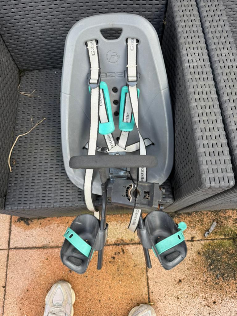 Gazelle Yepp voorzitje, Fietsen en Brommers, Fietsaccessoires | Fietsstoeltjes, Ophalen, Zo goed als nieuw, 9 t/m 18 kg