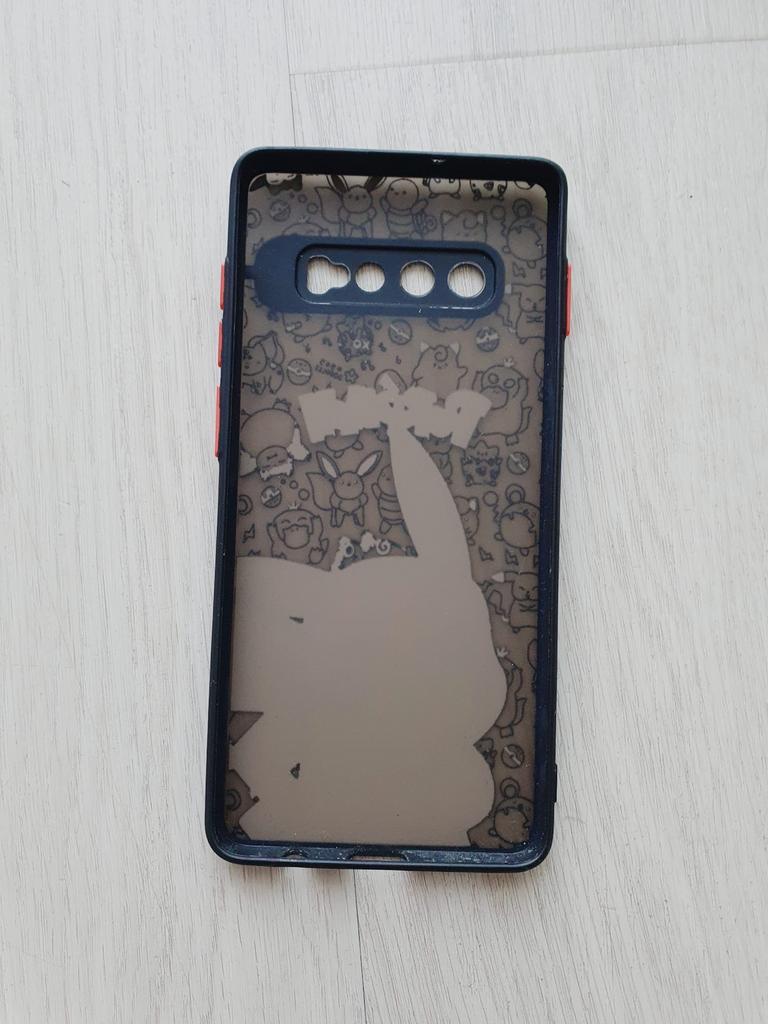 Pokemon Telefoonhoesje voor Samsung S10+, Telecommunicatie, Ophalen, Gebruikt, Overige modellen, Hoesje of Tasje