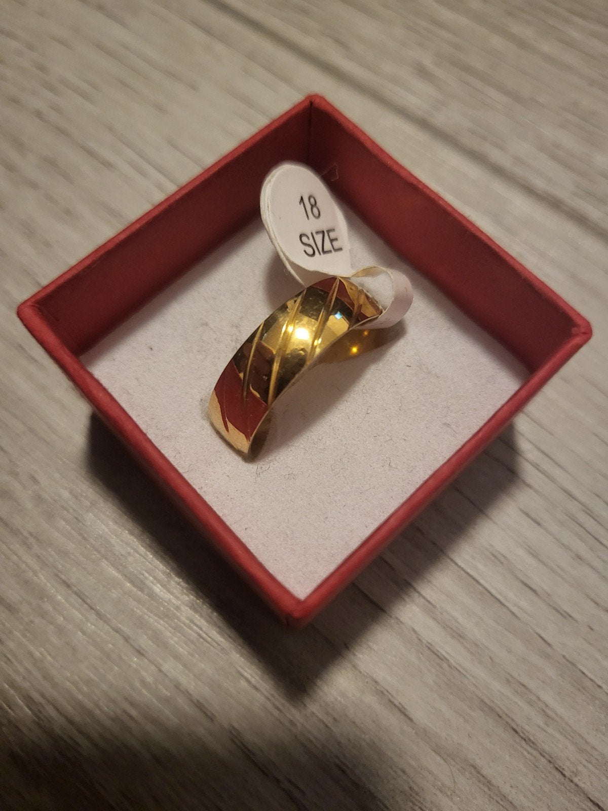 Nieuwe Gouden Ring Maat 18, Nieuw, Ophalen of Verzenden, Dame of Heer, Goud