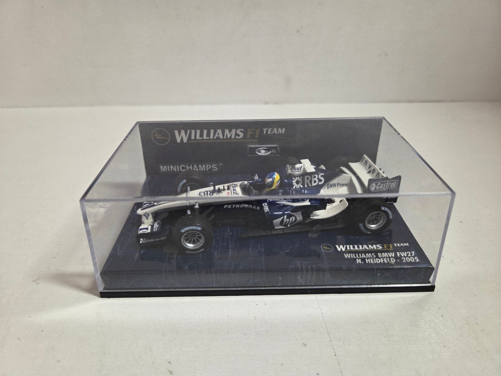 Minichamps Williams BMW Heidfeld 1:43, Ophalen of Verzenden, Zo goed als nieuw, Formule 1