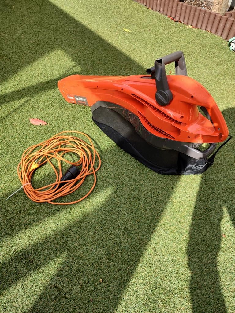 Elektrische bladblazer Flymo Gardenvac 2500W Turbo, Tuin en Terras, Ophalen, Met opvangzak, Handgedragen, Flymo