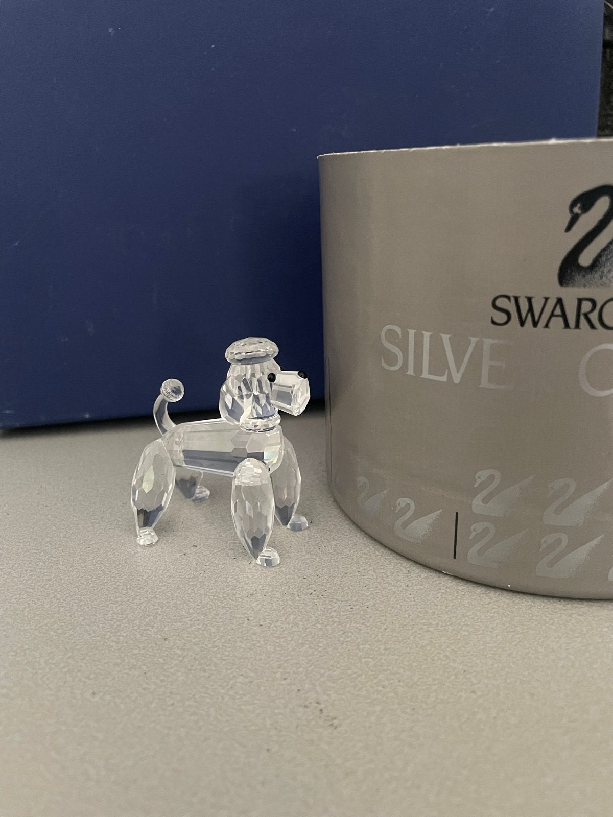 Swarovski Poedel Kristal Figuurtje - Zo goed als nieuw, Verzamelen, Swarovski, Ophalen, Zo goed als nieuw, Figuurtje