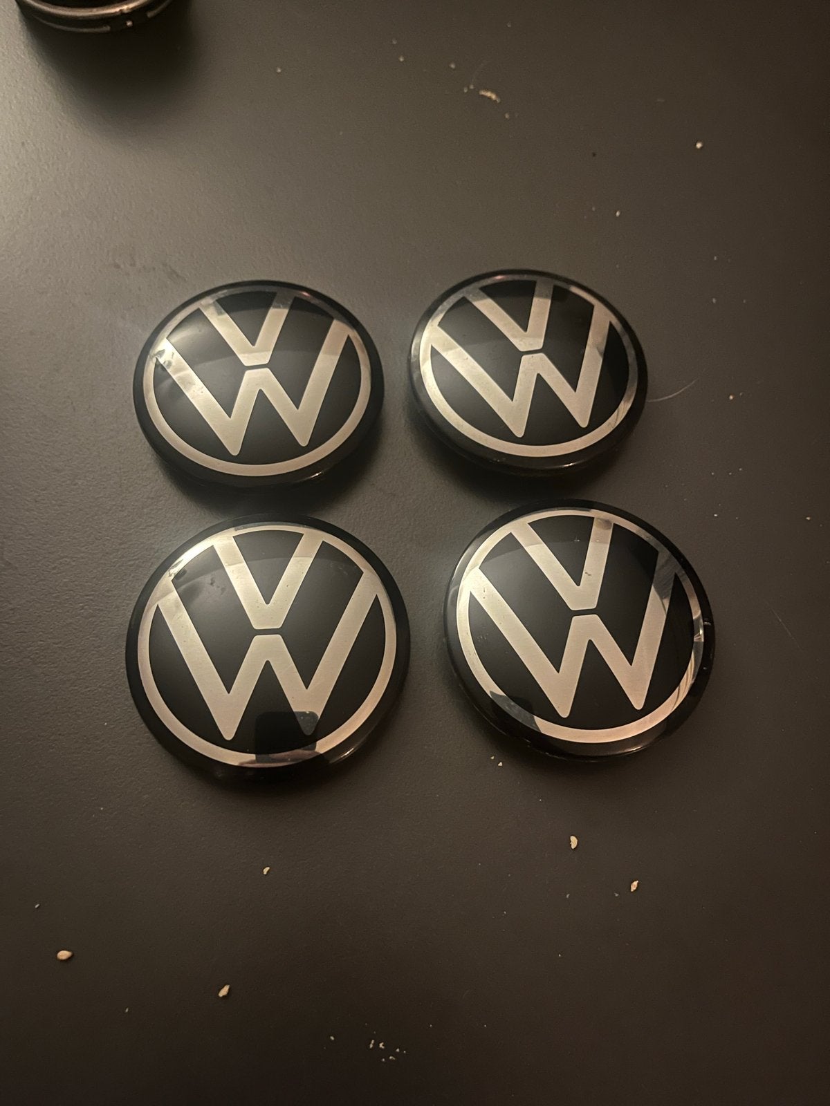 Set van 4 originele VW naafdoppen voor velgen, Verzenden, Gebruikt