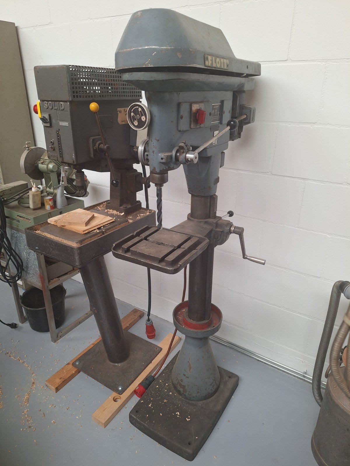Flott kolomboormachine 200 - 3000 toeren MK2 (MC2), Doe-het-zelf en Verbouw, Gereedschap | Boormachines, Ophalen, Gebruikt, Kolomboormachine