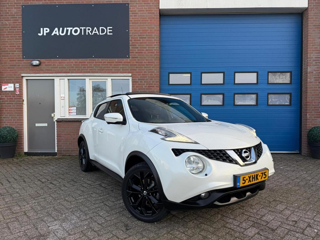 Nissan Juke 1.2 DIG-T S/S Tekna | Pano | Led | Leer | NL, Auto's, Nissan, Voorwielaandrijving, 639 kg, Automatische klimaatregeling