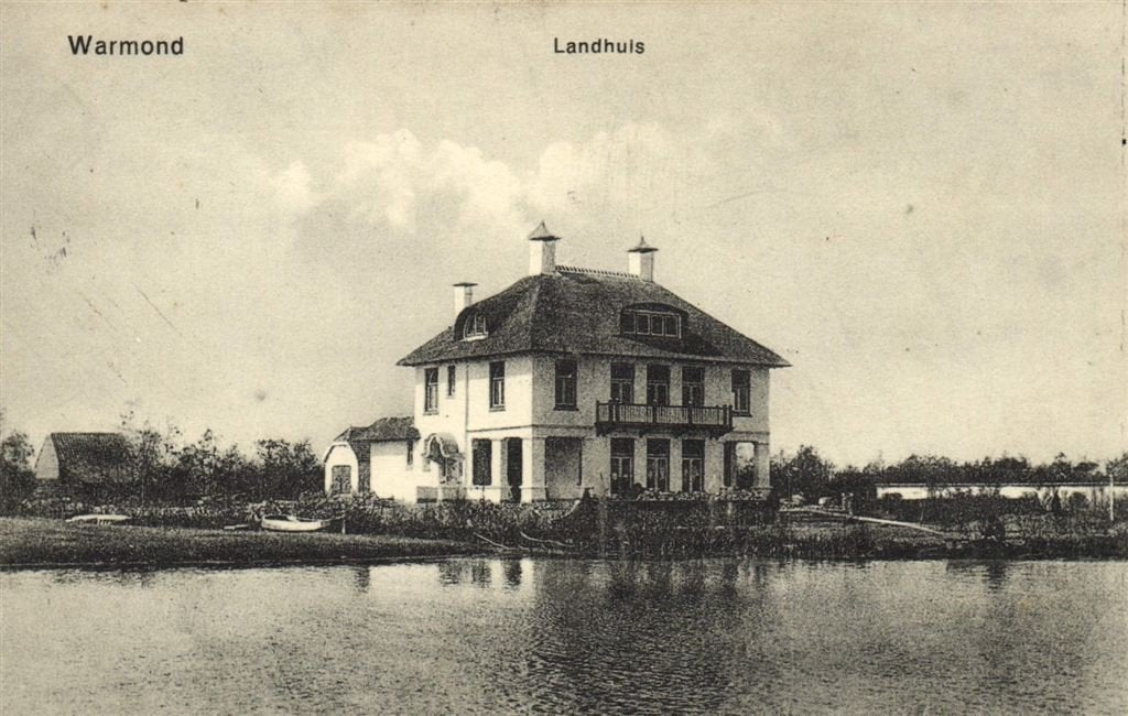 Warmond - Landhuis - 1913 gelopen, Verzenden, Voor 1920, Gelopen, Zuid-Holland