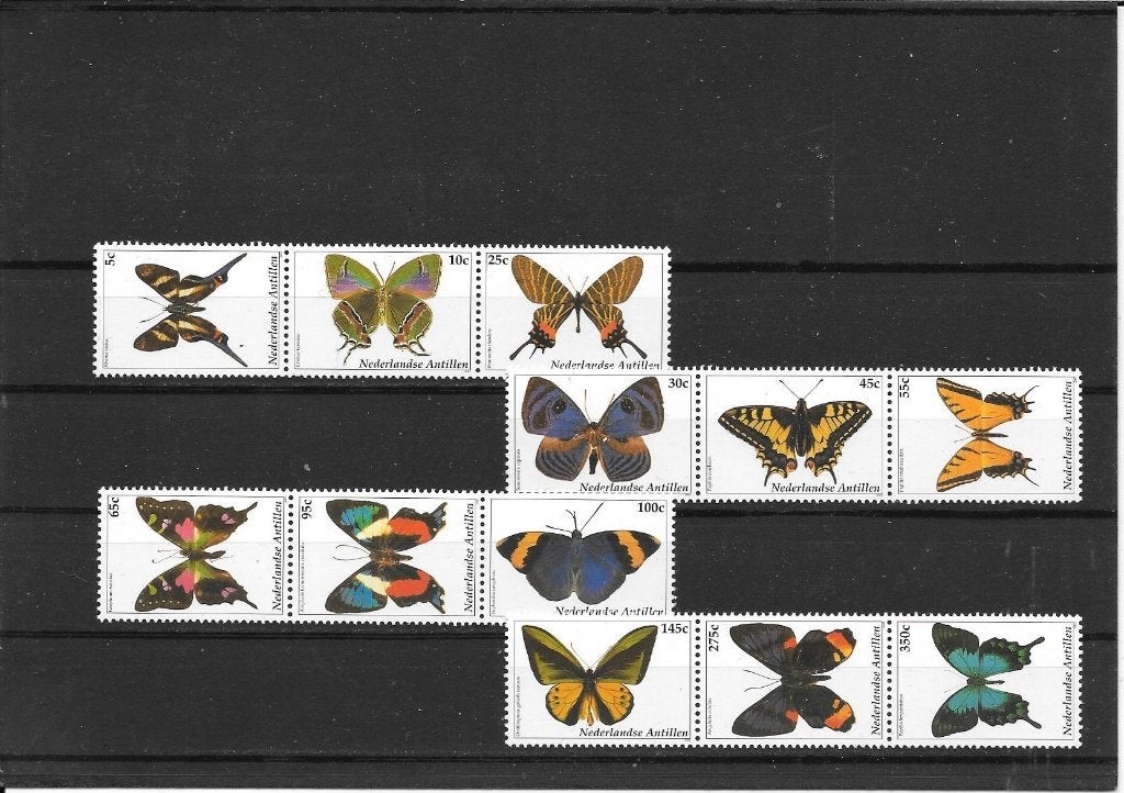 Nederlandse Antillen vlinders, Ophalen of Verzenden, Postfris