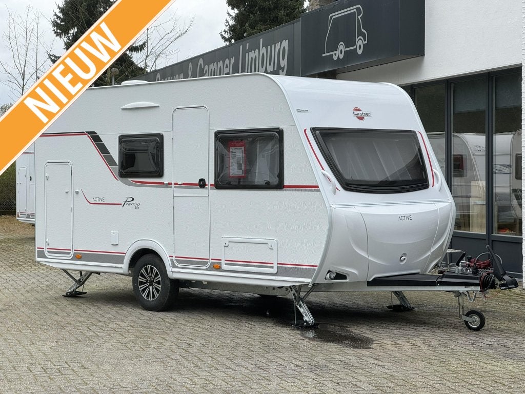 Bürstner Premio Live Active 415 TK , SCHERPE OUTLET, Caravans en Kamperen, Caravans, Standaardzit, 750 - 1000 kg, Particulier
